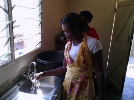 Charity and the water.